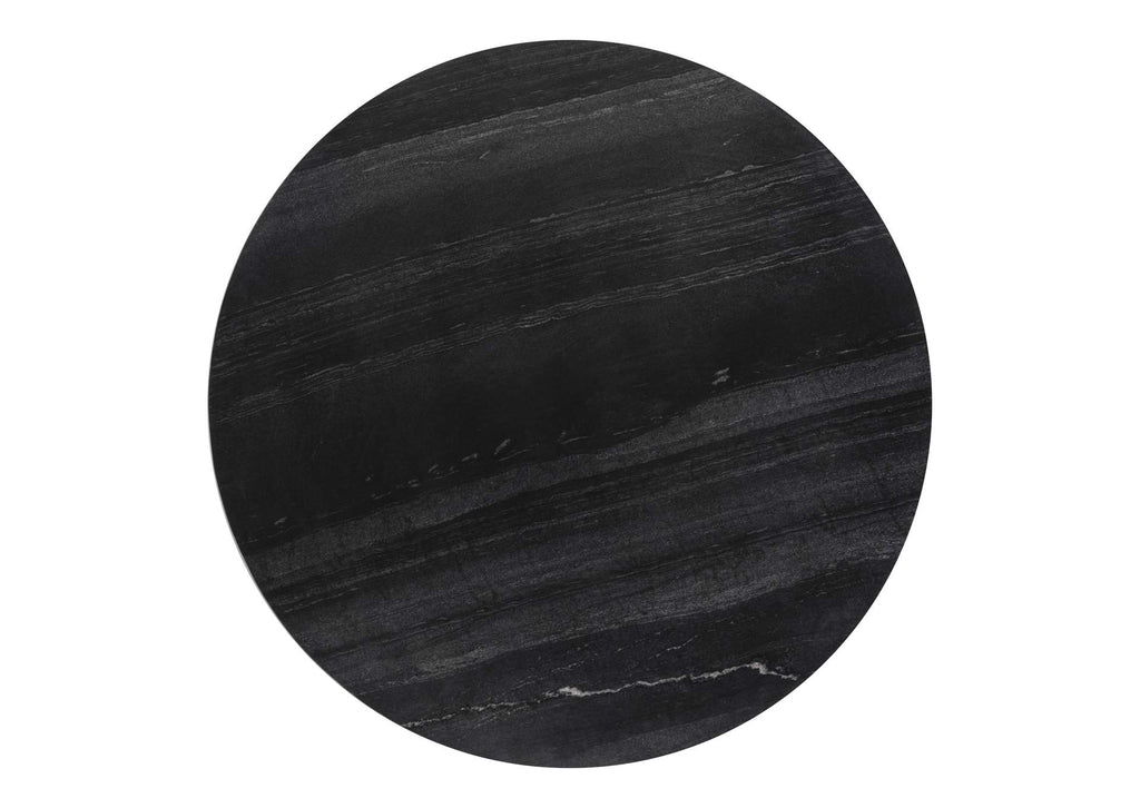 109095 Taj Dining Table Black & Gold