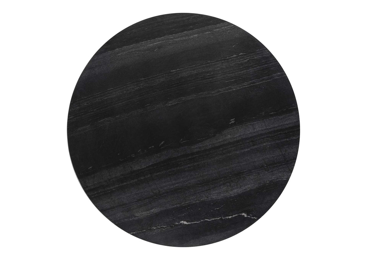 109095 Taj Dining Table Black & Gold