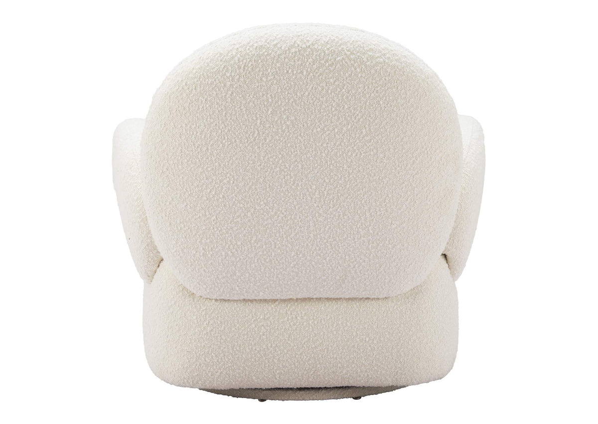 110280 Pilka Swivel Chair White