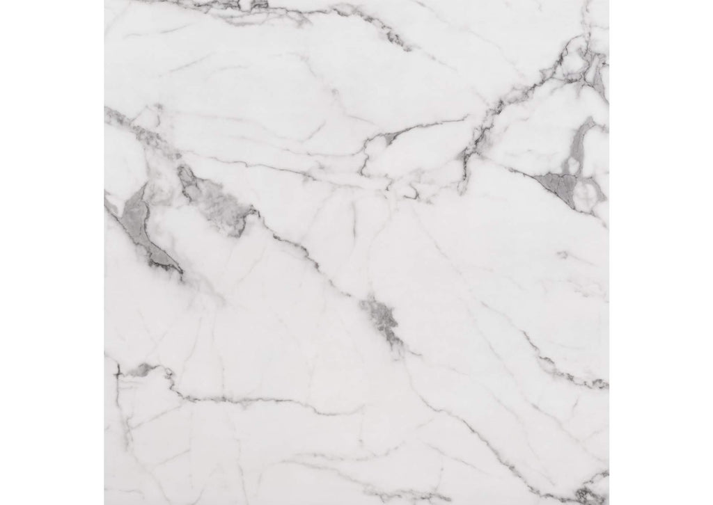 100652 Atlas Dining Table White & Gold