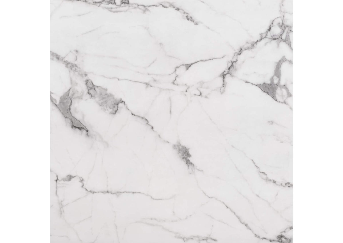 100652 Atlas Dining Table White & Gold