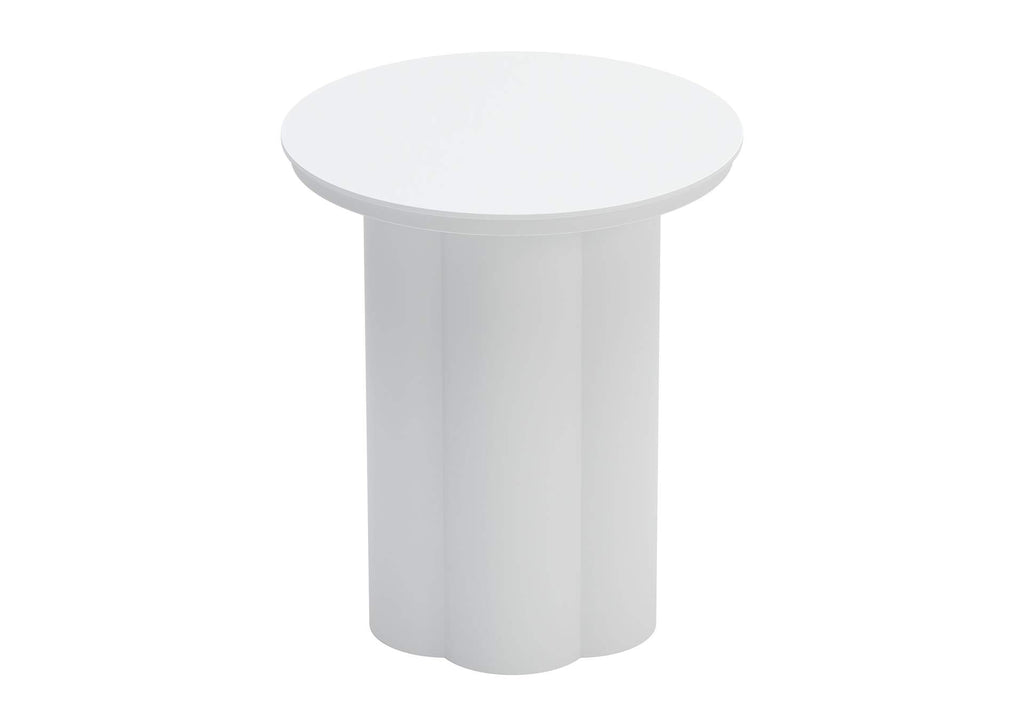 704021 Kogur Outdoor Side Table White