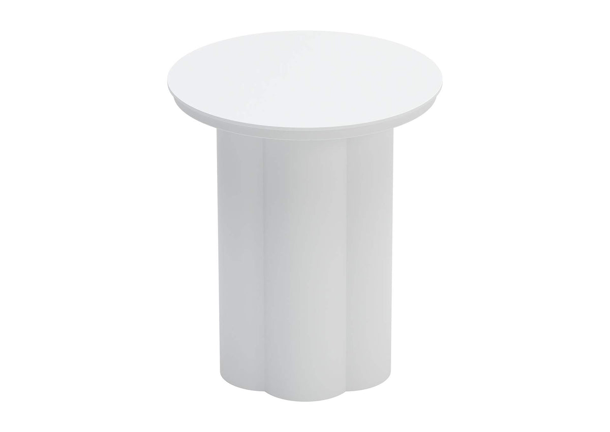 704021 Kogur Outdoor Side Table White