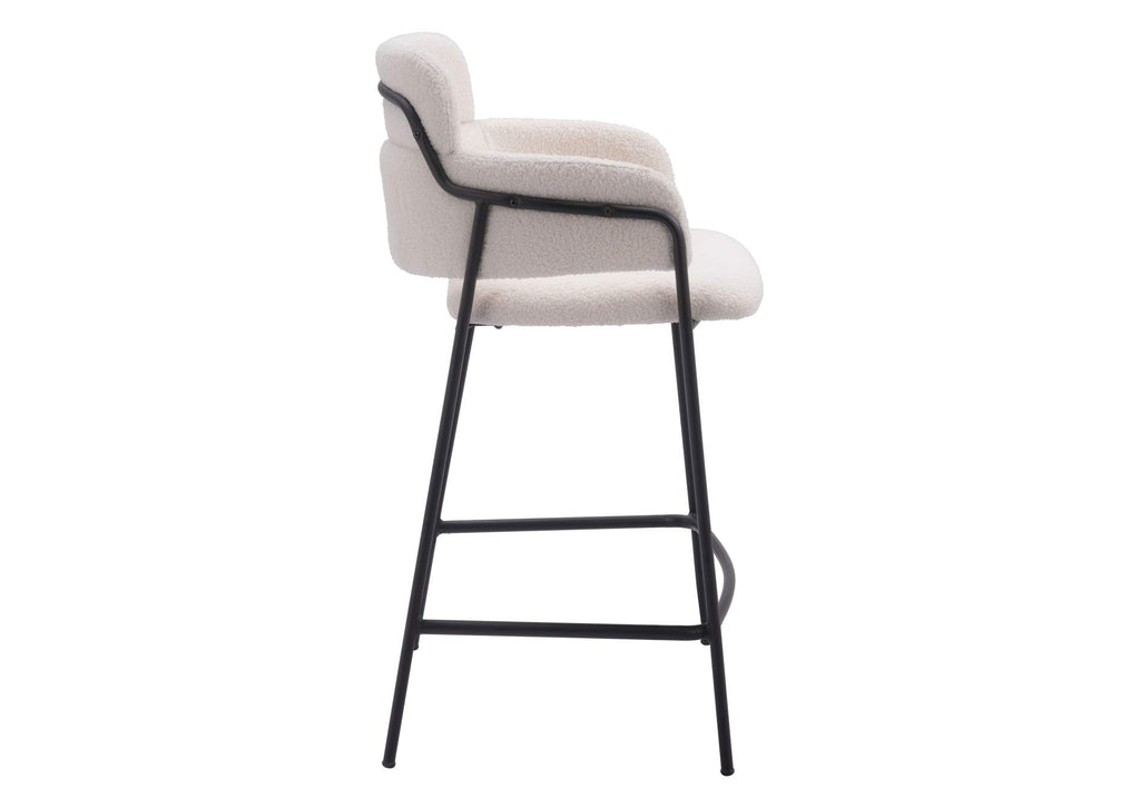 109665 Marcel Counter Stool (Set Of 2) Cream