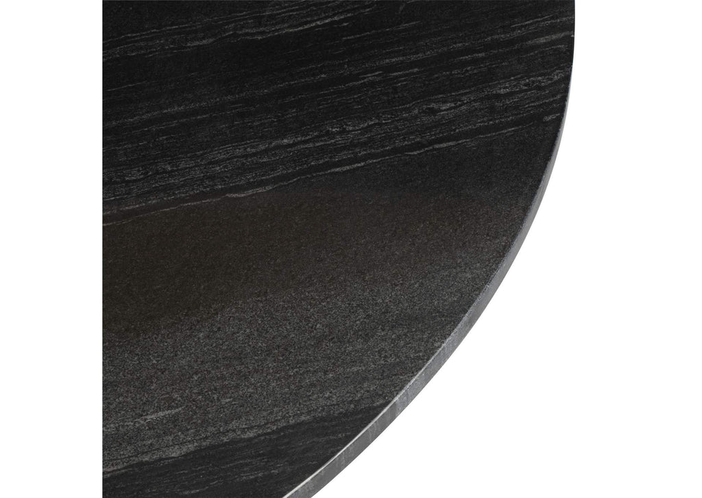 109095 Taj Dining Table Black & Gold