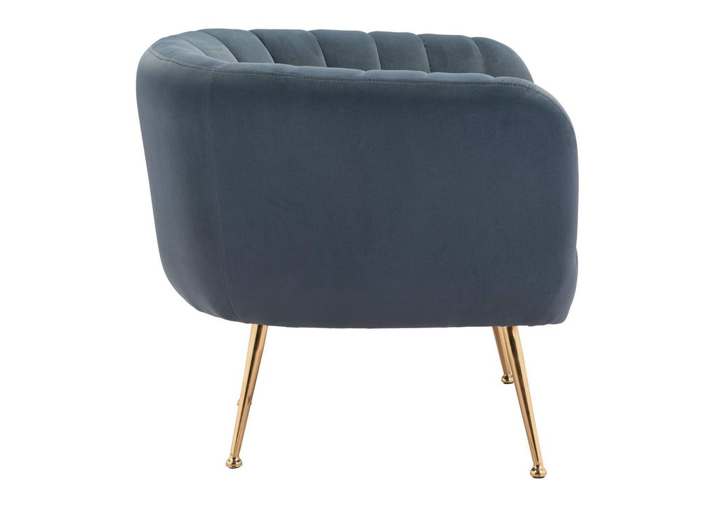 101852 Deco Accent Chair Gray