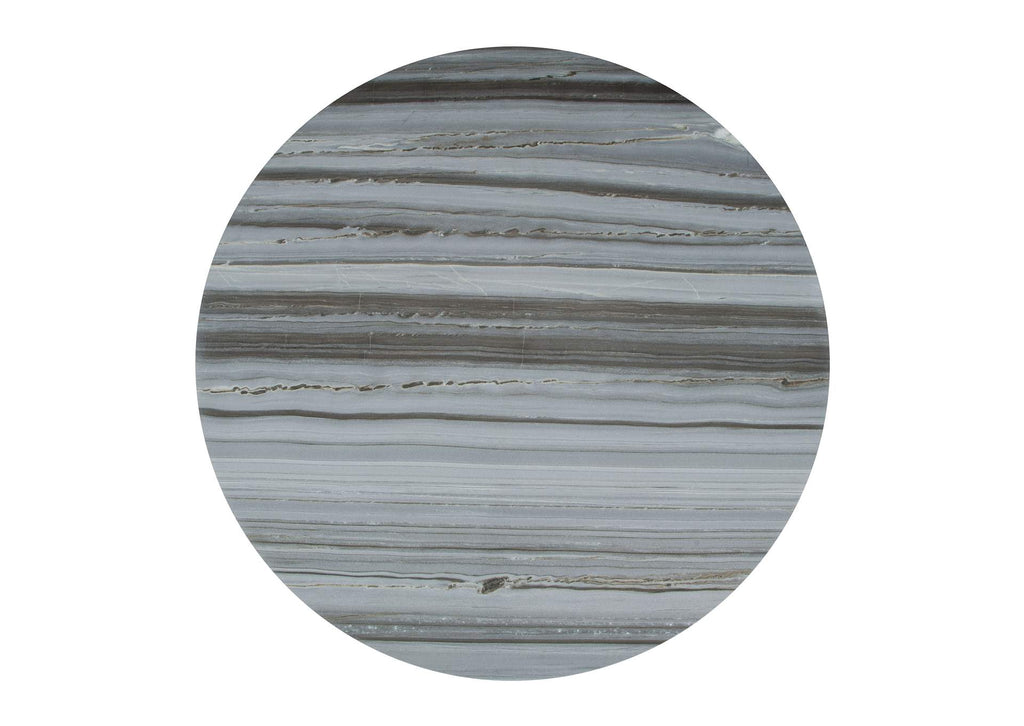 109446 Star City Dining Table Gray & Silver