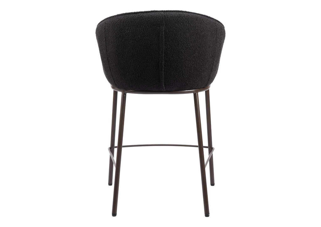 109809 Essen Counter Stool Black & Bronze
