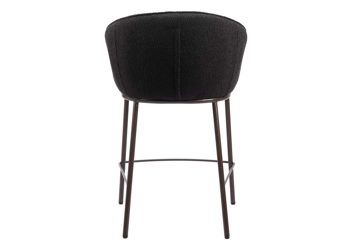 109809 Essen Counter Stool Black & Bronze