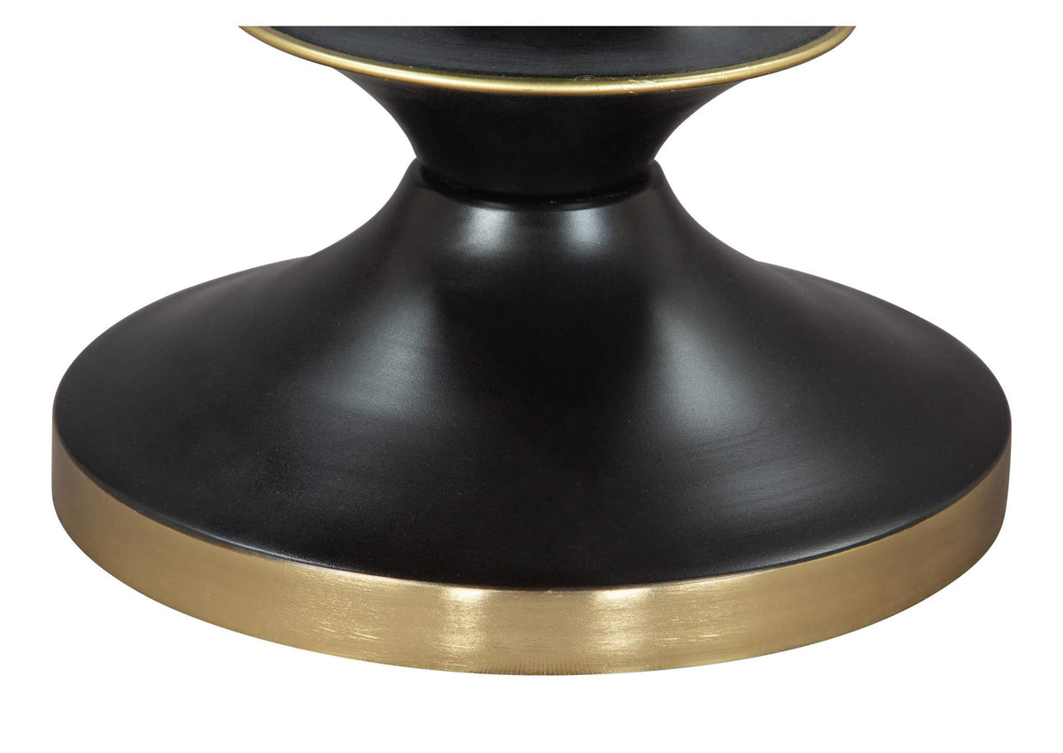 109564 Donahue Side Table Gold & Black