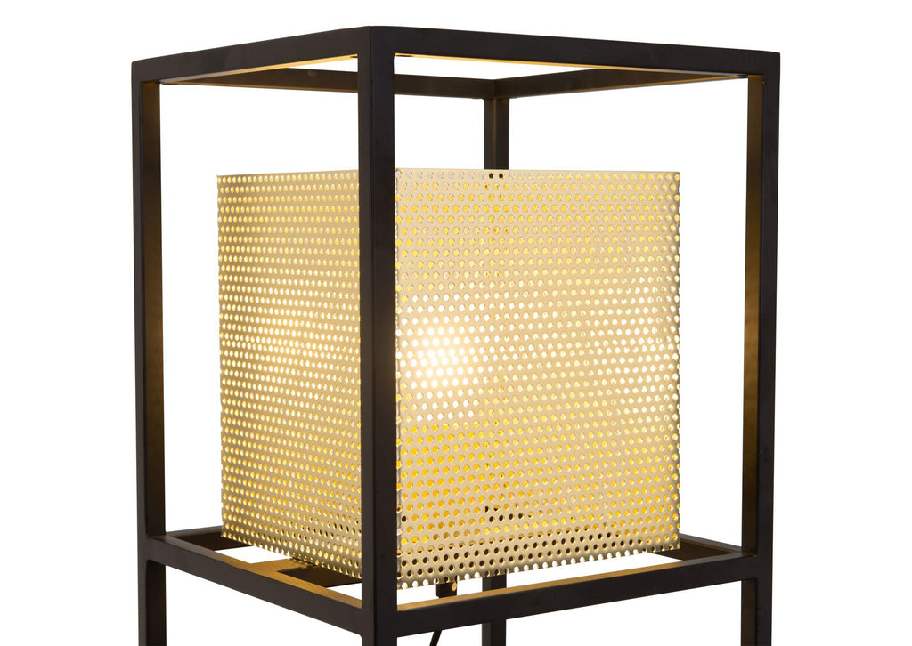 56129 Yves Table Lamp Gold & Black