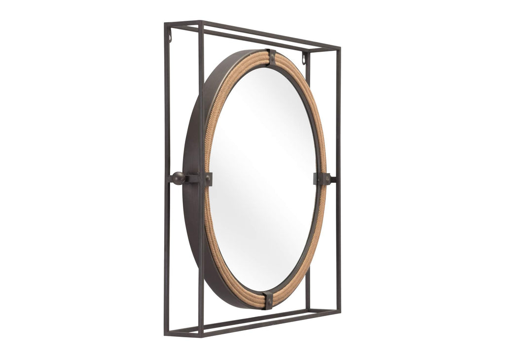 A12222 Capell Mirror Antique Gray