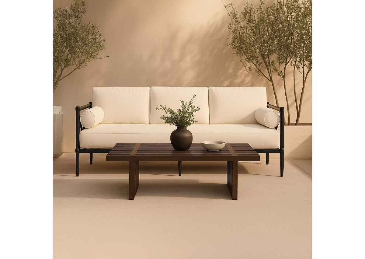 TA-1019-03 Fletcher Outdoor Coffee Table Brown