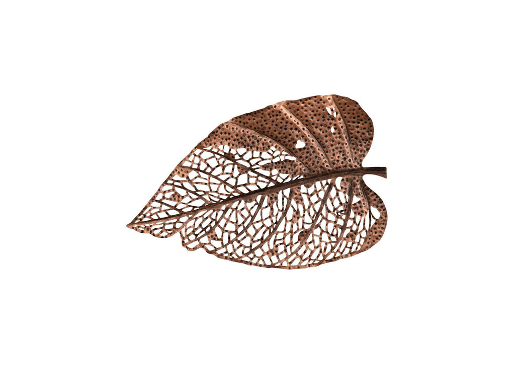 TH108528 Birch Leaf Wall Art - Copper - Sm