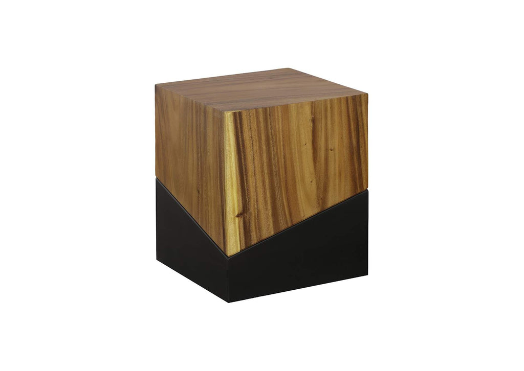 TH84123 Geometry Stool - Natural