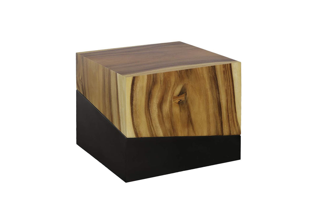 TH85207 Geometry Side Table - Natural