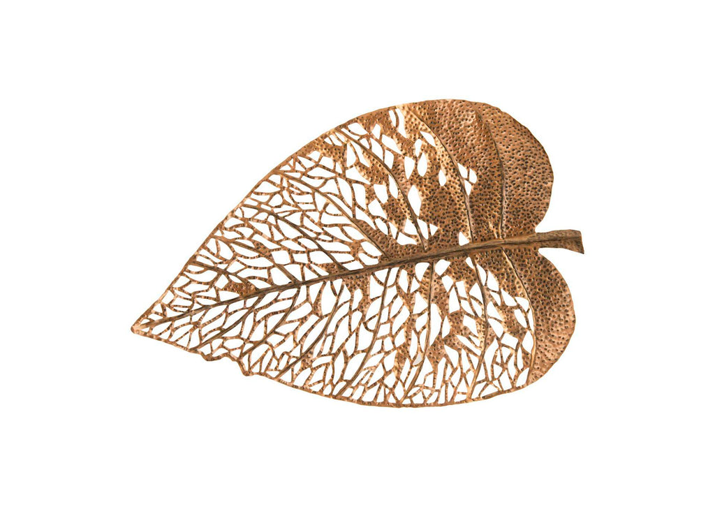 TH85853 Birch Leaf Wall Art - Copper - Lg
