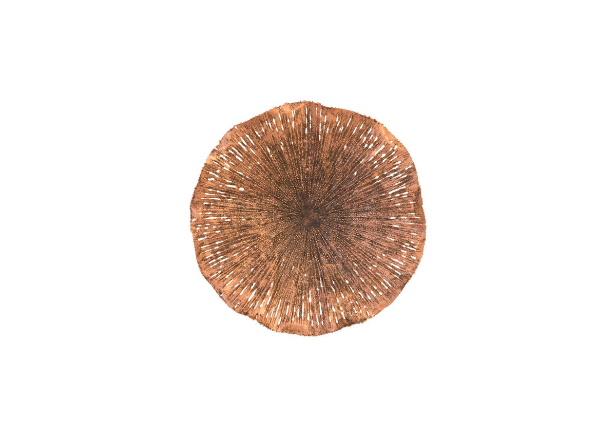 TH96157 Lotus Wall Art - Copper - Black - Md