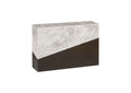 TH97556 Geometry Console Table - Gray Stone