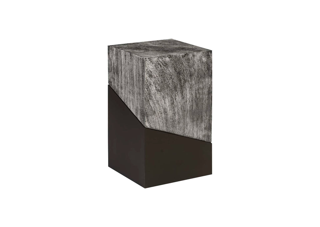 TH97559 Geometry Side Table - Gray Stone