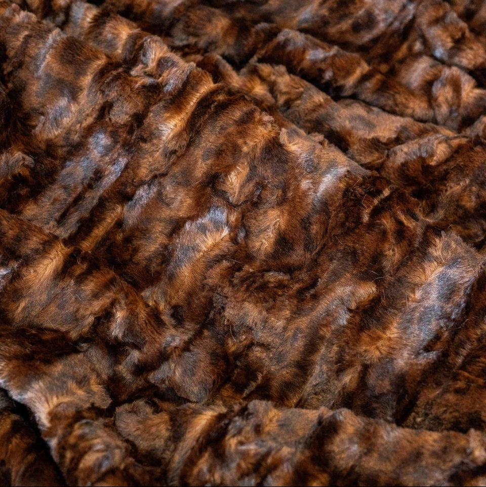Mahogany Jaguar Throw