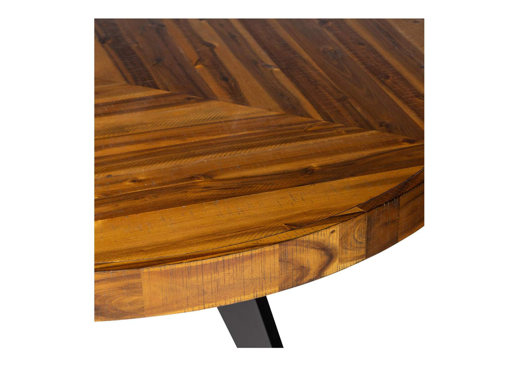 TL-1010-14 Parq Round Dining Table Amber