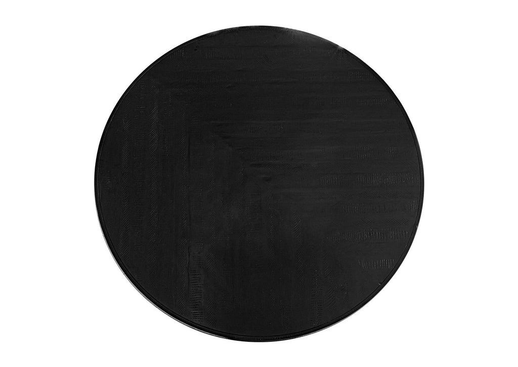 TL-1029-02 Parq 60 Inch Round Dining Table Black