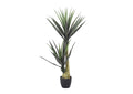 TL808 54" Spikey Succulents in Black Plastic Pot