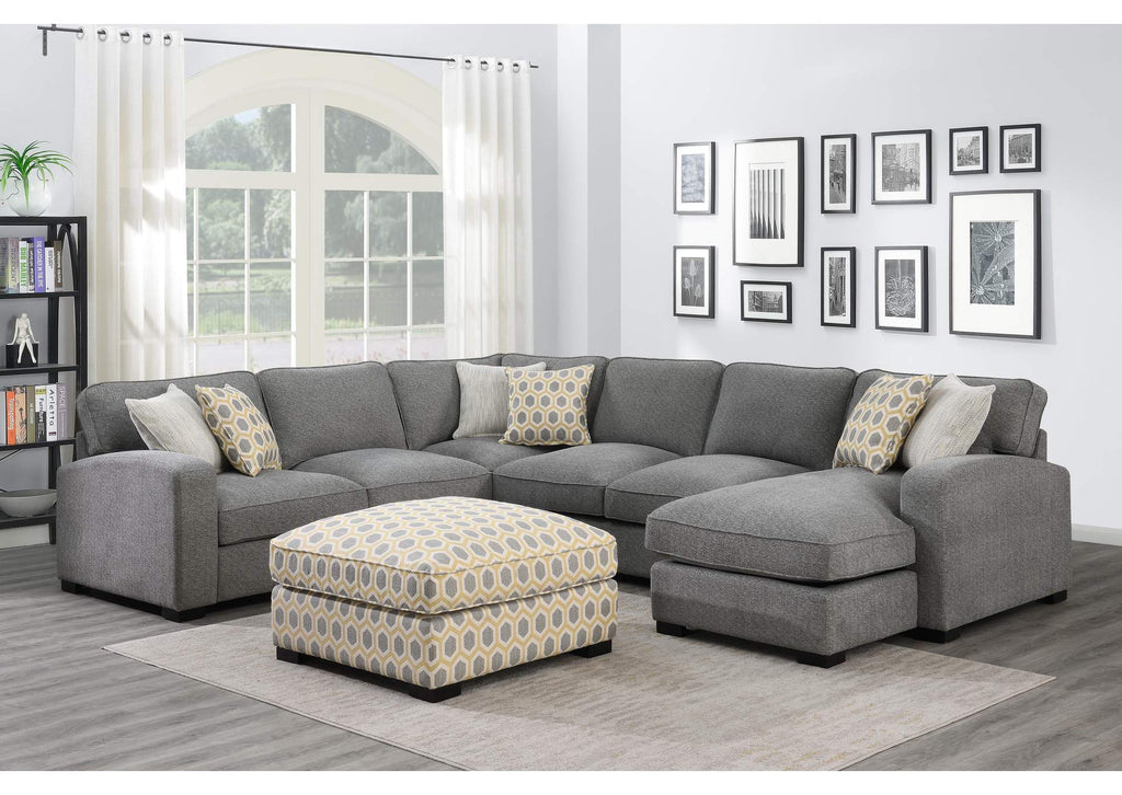 U4174-22-31A square ottoman