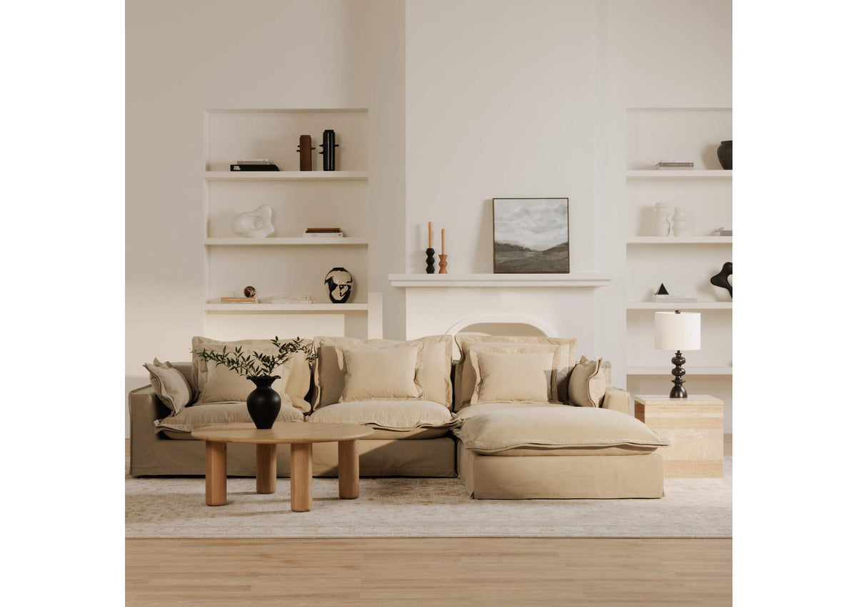 UB-1023-34 Olivia Slipper Chair Sand
