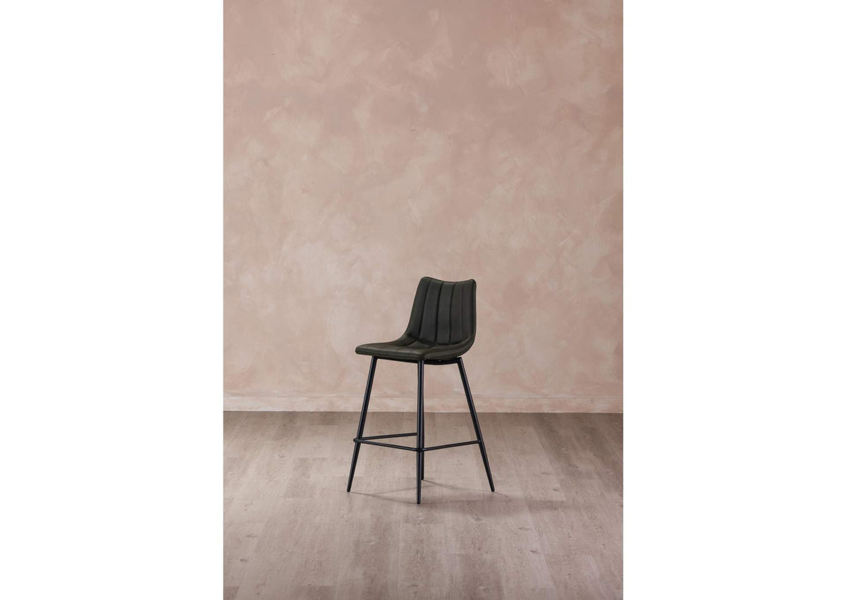UU-1002-27 Alibi Counter Stool Dark Green - Set Of Two