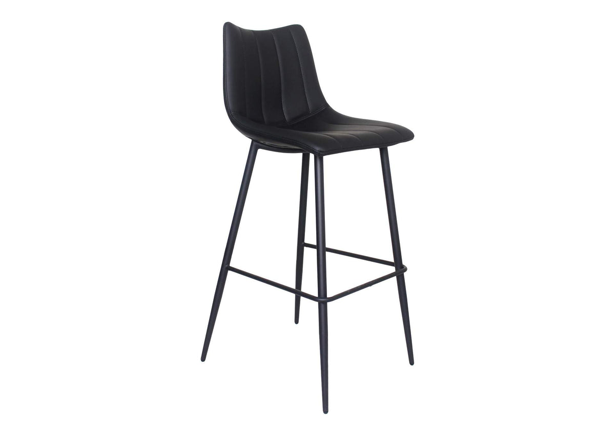 UU-1003-02 Alibi Barstool Matte Black - Set Of Two