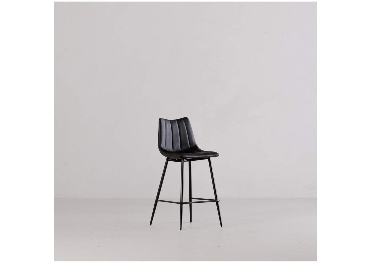 UU-1003-02 Alibi Barstool Matte Black - Set Of Two