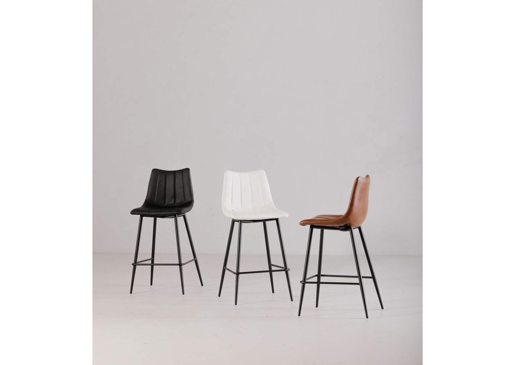 UU-1003-02 Alibi Barstool Matte Black - Set Of Two
