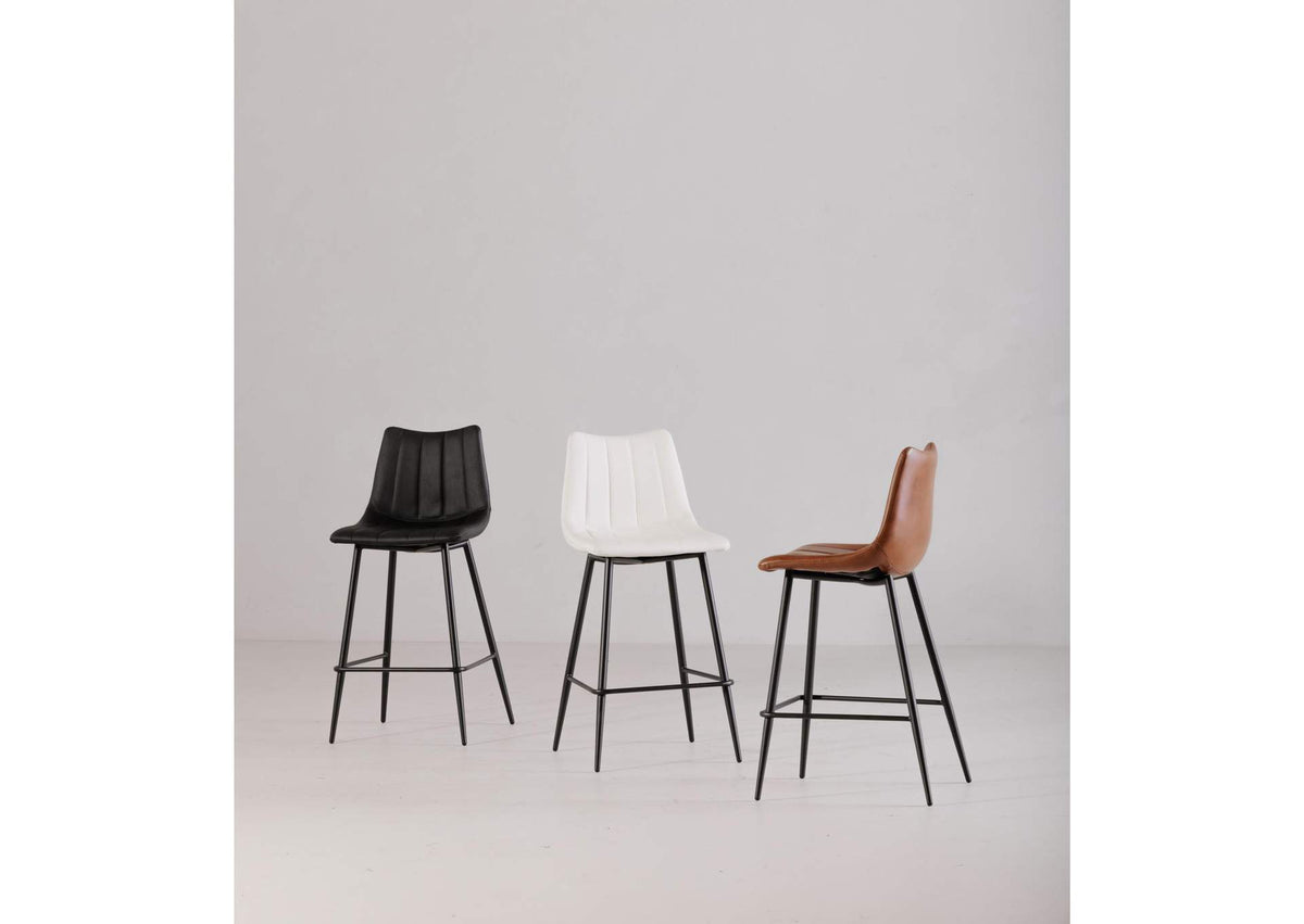 UU-1003-02 Alibi Barstool Matte Black - Set Of Two