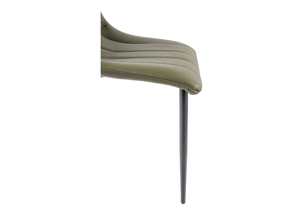 UU-1022-27 Alibi Dining Chair Dark Green - Set Of Two
