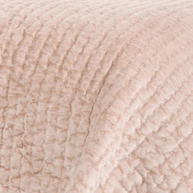 Bari Velvet Nude King Quilt — view 3