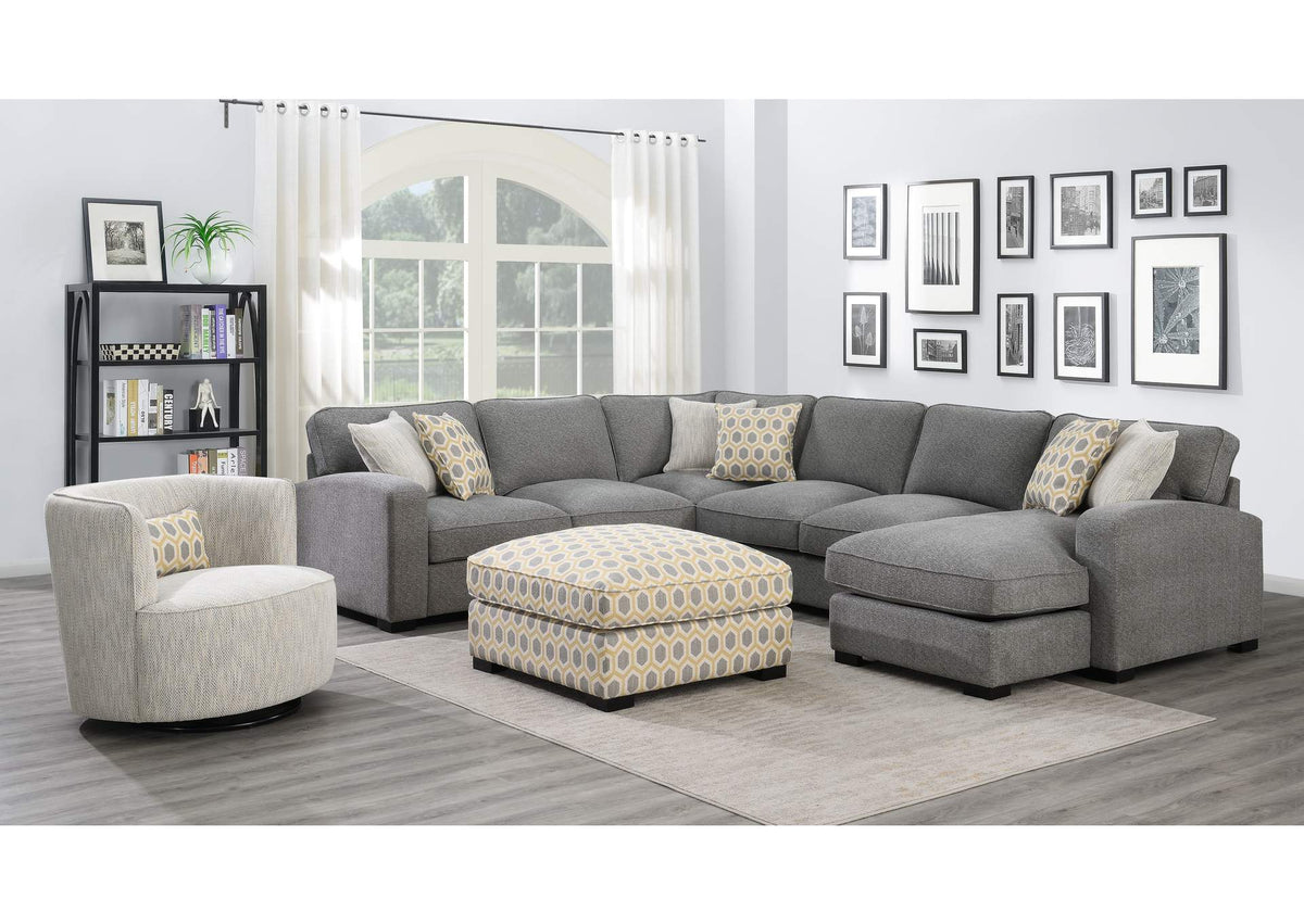 U4174-22-31A square ottoman