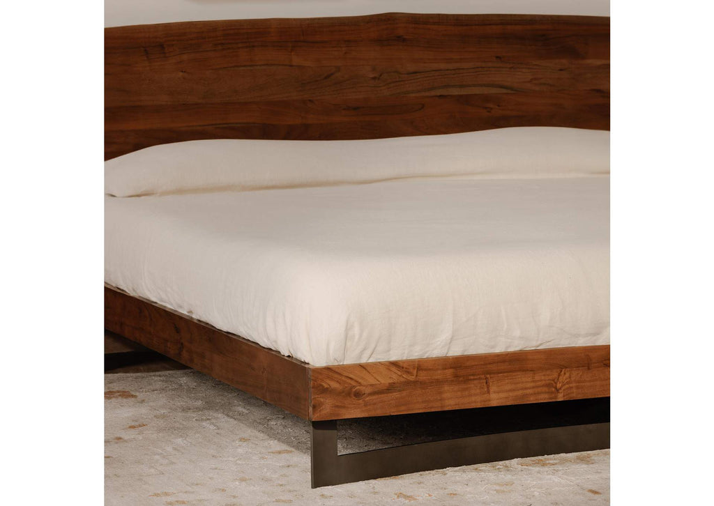 VE-1087-03-0 Bent Queen Size Bed Brown