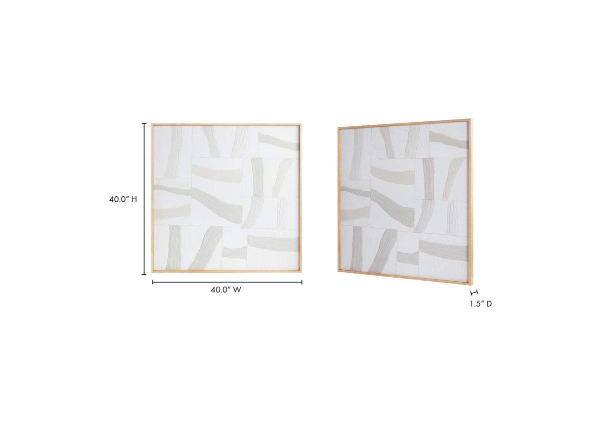 WP-1270-37 Configured Framed Painting