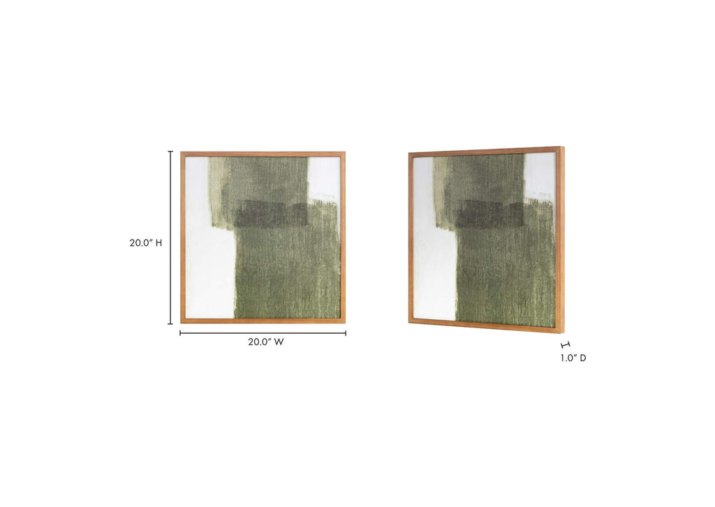 WP-1278-37 Brush Framed Painting
