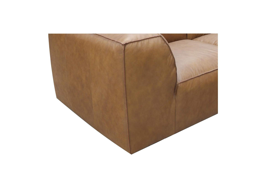 XQ-1005-40 Form Lounge Modular Sectional Sonoran Tan Leather