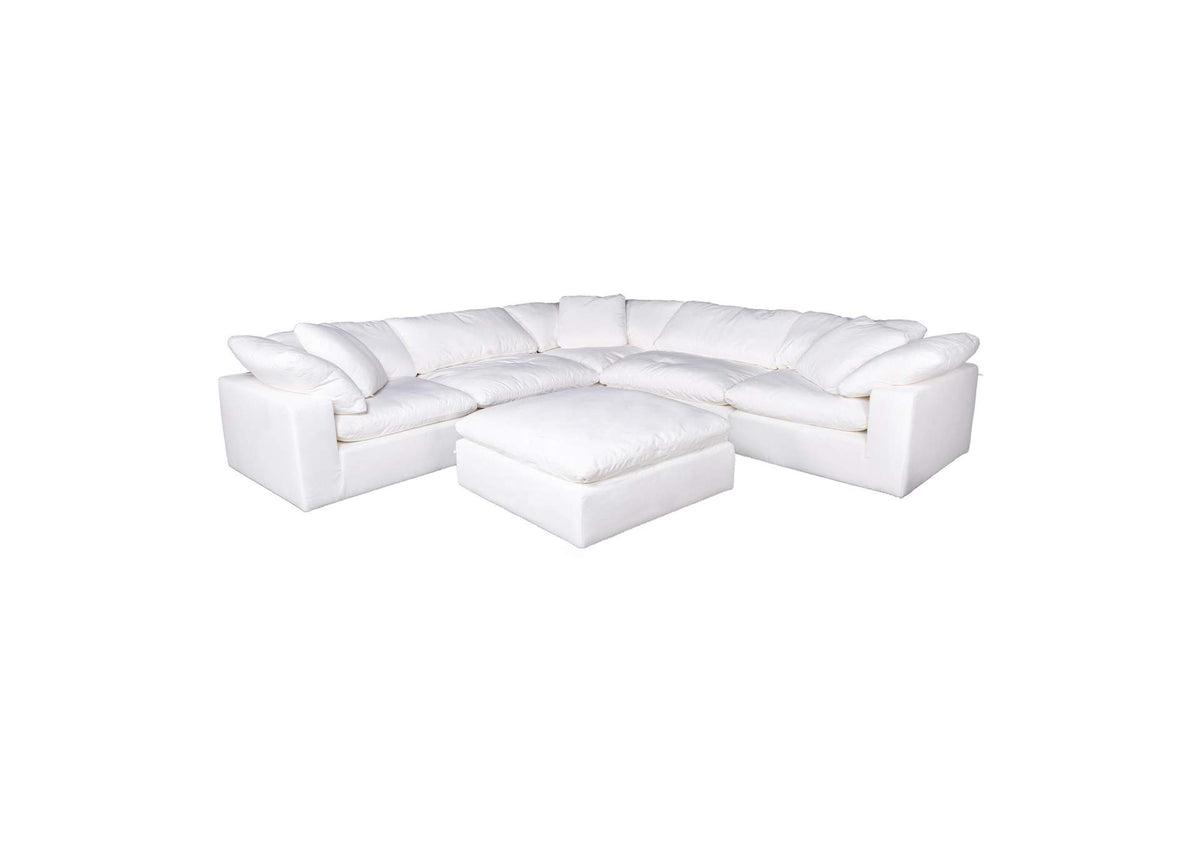 YJ-1001-05 Clay Slipper Chair Cream White