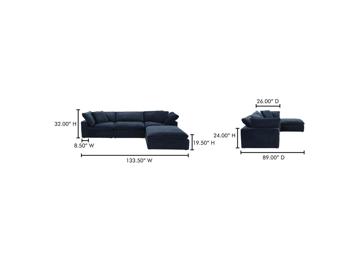 YJ-1008-46 Clay Lounge Modular Sectional