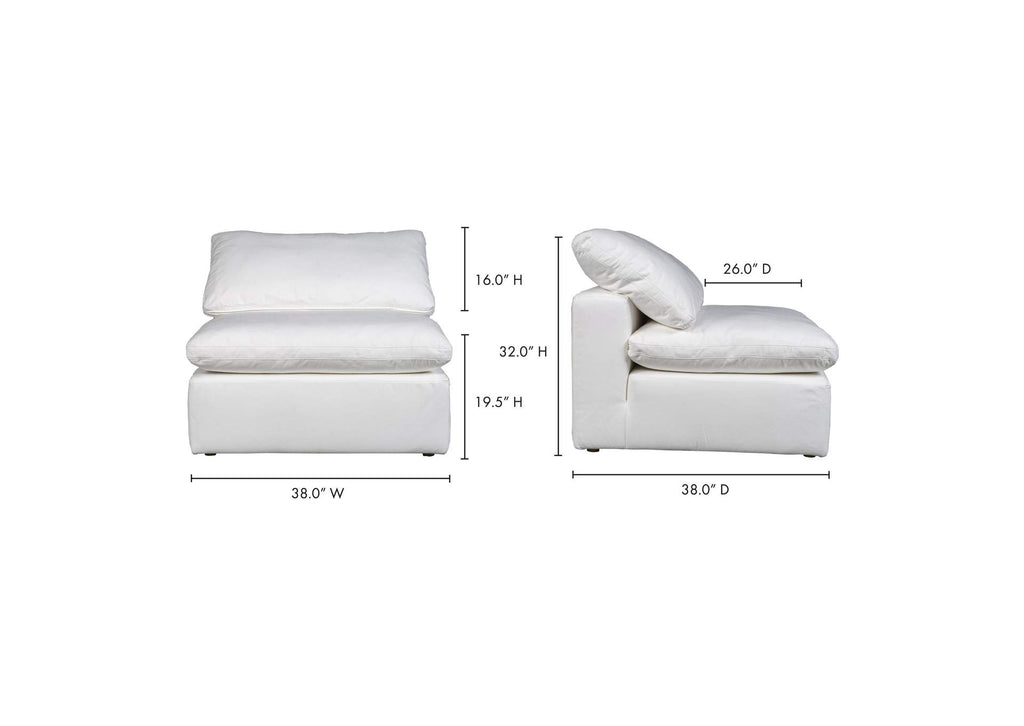 YJ-1013-05 Terra Condo Chair Cream White