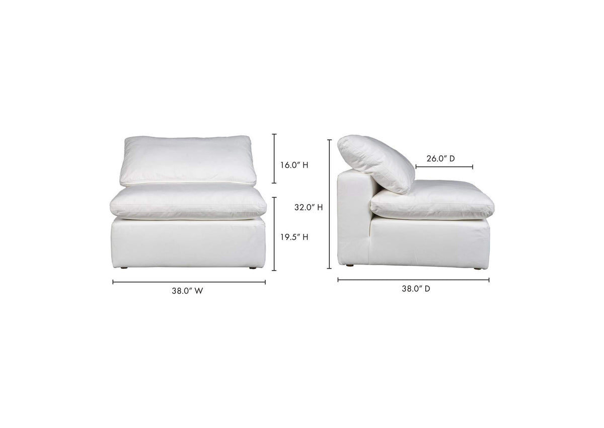 YJ-1013-05 Terra Condo Chair Cream White
