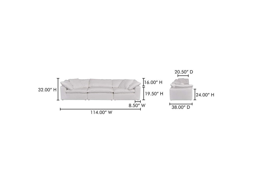 YJ-1027-05 Terra Modular Sofa Cream White