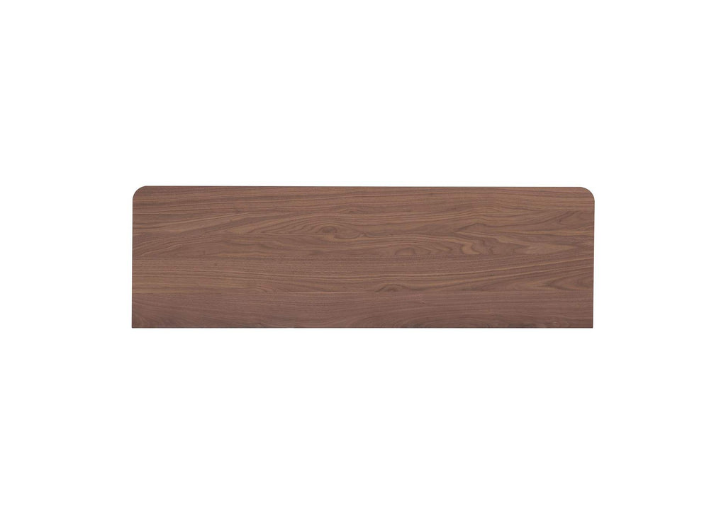 YR-1003-03 Round Off Dresser Walnut Brown