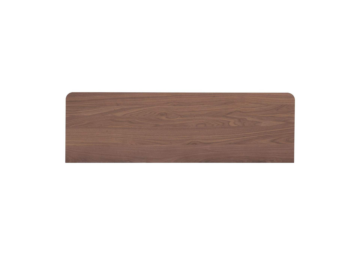 YR-1003-03 Round Off Dresser Walnut Brown