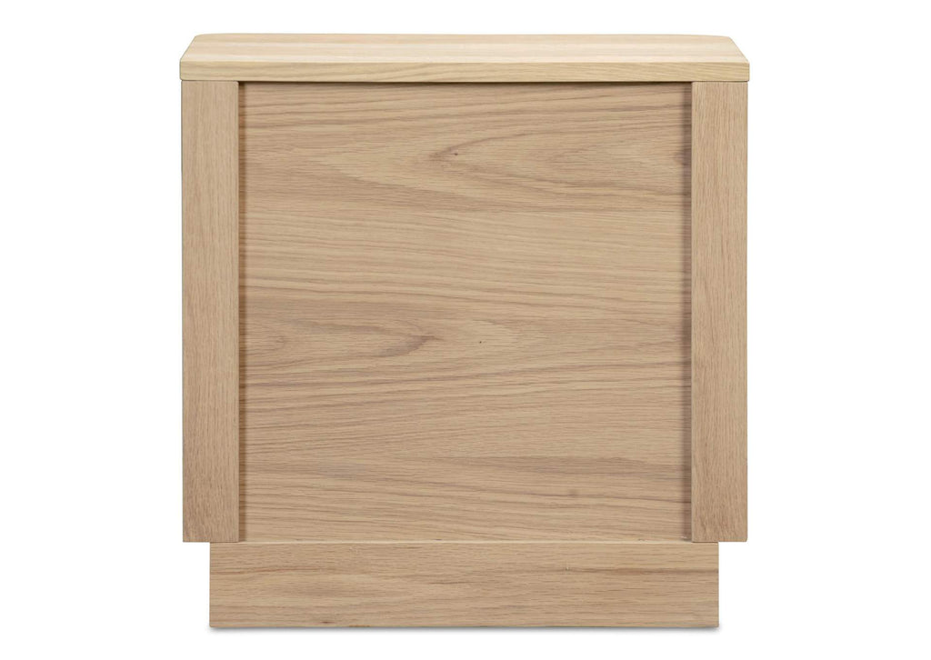 YR-1013-24 Round Off Tall Nightstand Natural Oak